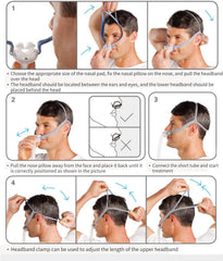 RMH p10 large nasal pillow for extra support and seal