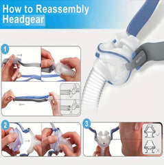 RMH p10 small nasal pillow offering gentle seal and stability