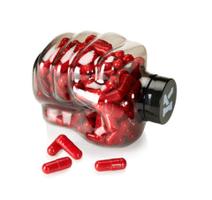 ROAR AMBITION Instant Knockout capsule close-up highlighting compact size
