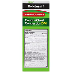 Robitussin pour action captured with raspberry syrup