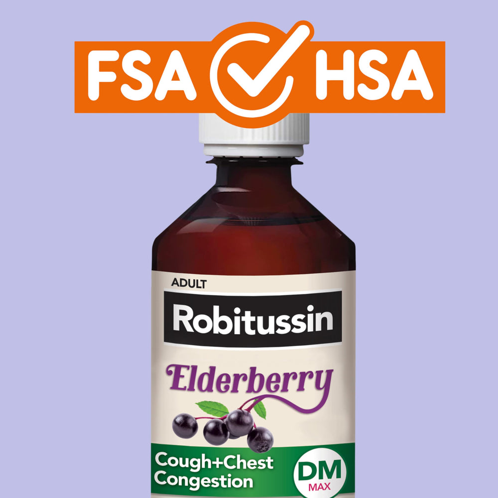 Robitussin packaging front two bottles clearly showing product identity