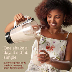 ROCK THE SHOT vanilla shake 20g protein backbone supports daily protein intake