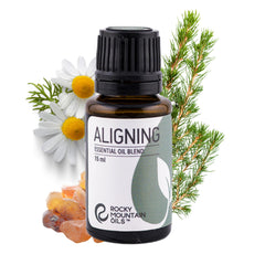 Rocky Mountain Oils Aligning bottle pour for a calming aroma