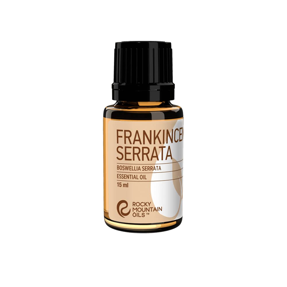 Rocky Mountain Oils Frankincense Serrata 15ml bottle for calming aromatherapy