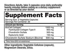 Roex Collagen II Plus capsules ready for daily intake.
