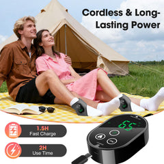 ROHVEMJ built-in 3000mAh battery enables cordless use.