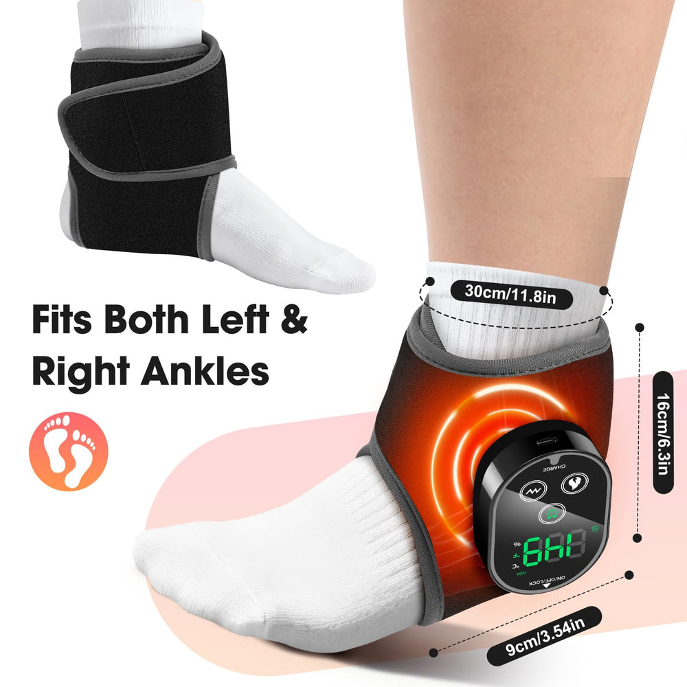 ROHVEMJ cordless rechargeable ankle wrap for wireless use