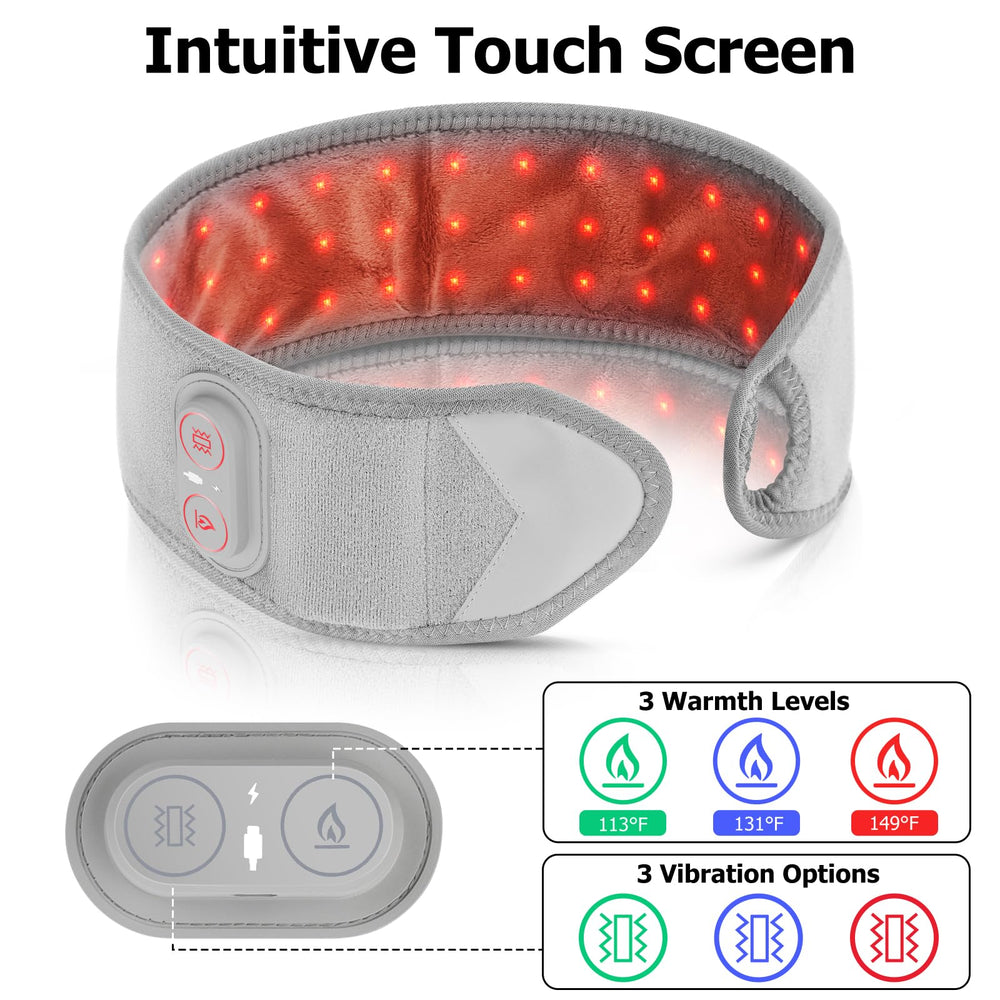 ROHVEMJ red-light therapy wrist device delivering soothing illumination.