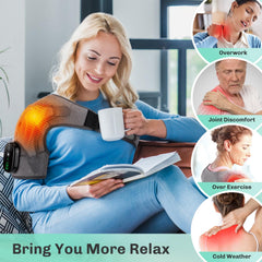 ROHVEMJ shoulder wrap heat level controls allow customized comfort during daily use
