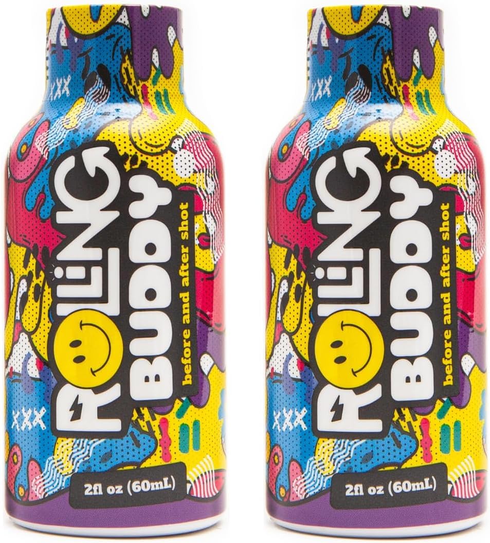 Rolling Buddy antioxidant blend ingredients label highlights brain and liver support