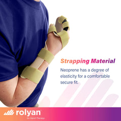 Rolyan strap designed for thermoplastic splinting and brace applications.