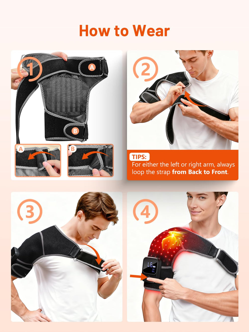 ROMISA 6-mode control with brightness and pulse options