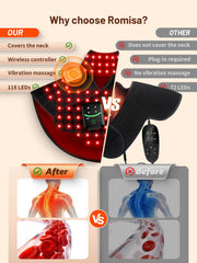 ROMISA adjustable front strap keeps the wrap secure during use.