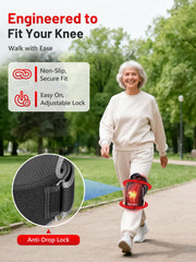 ROMISA knee brace close-up pads, soft-contact surface for comfortable wear.