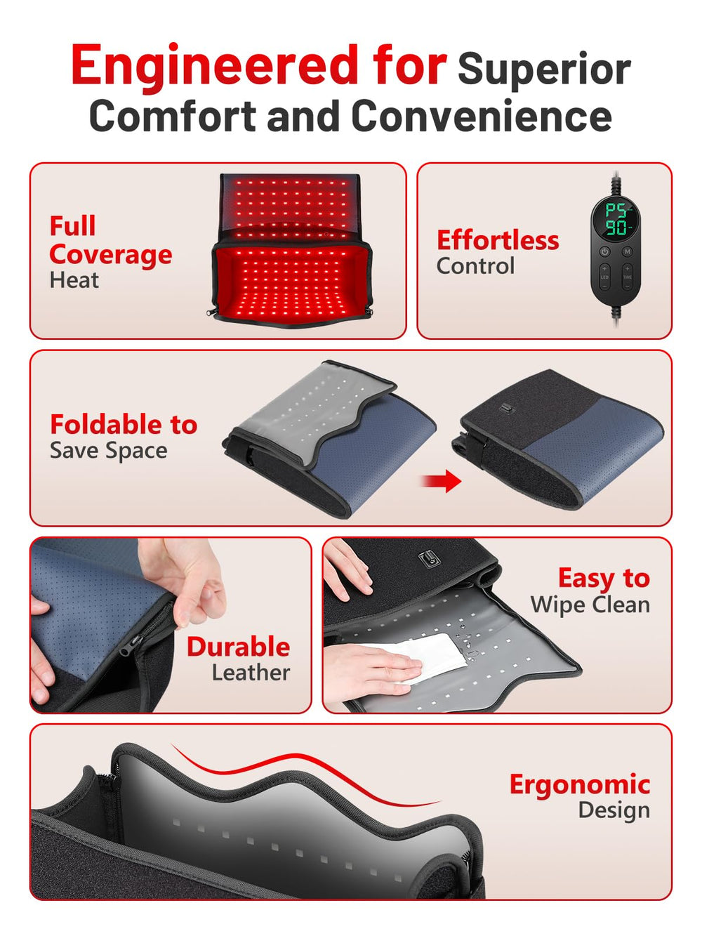 ROMISA foot wrap positioned over heel and sole for full coverage.
