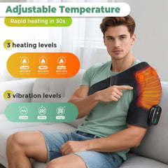 ROMYSE cordless shoulder wrap powered by a 5000mAh battery for use anywhere.
