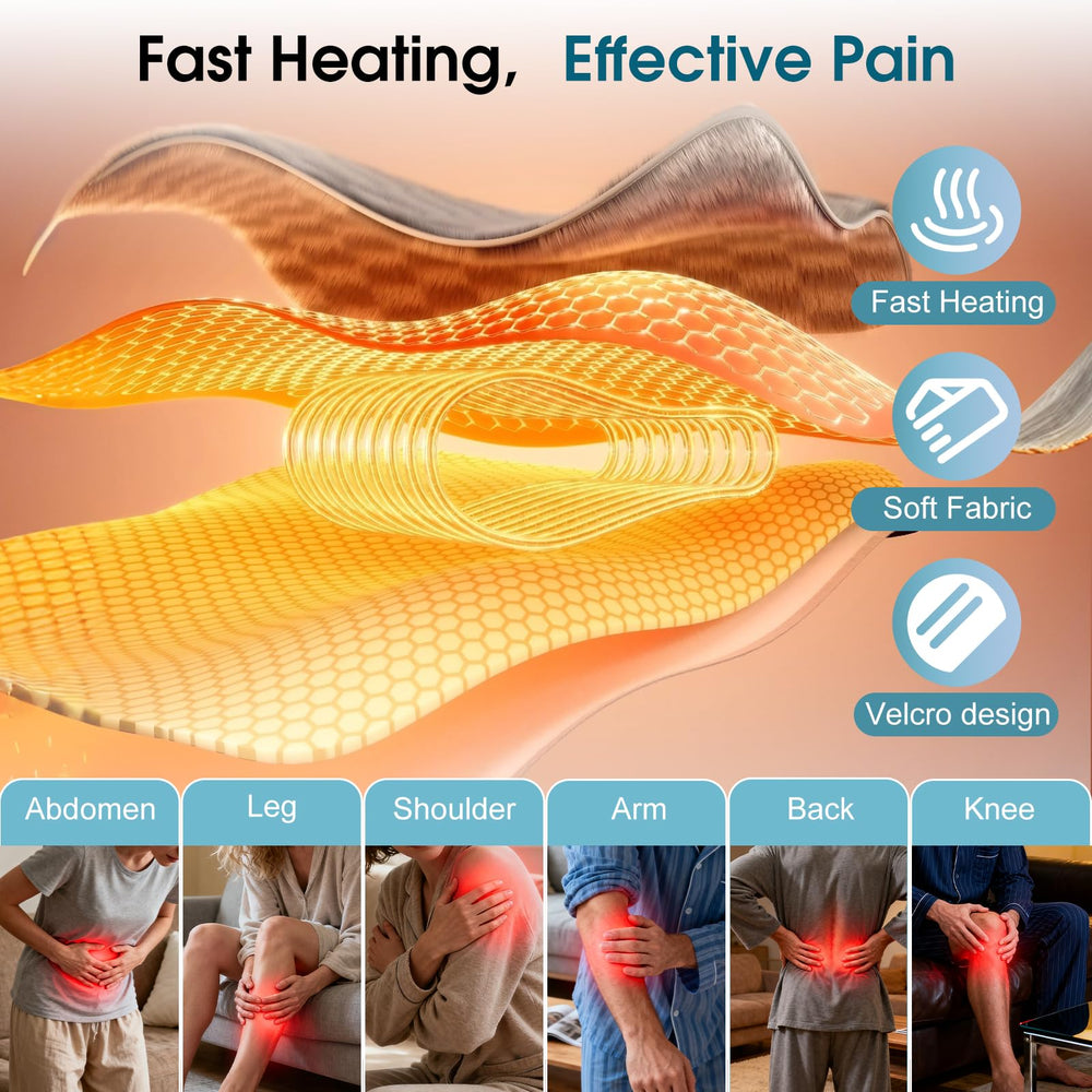 ROMYSE heating wrap providing full-body coverage for flexible heating options.