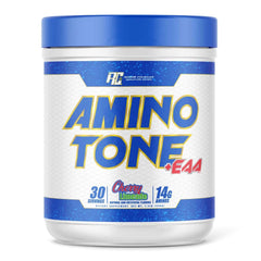 Ronnie Coleman Amino-Tone EAAs tub front with Cherry Limeade flavor for post-workout hydration