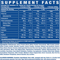 Ronnie Coleman King Mass XL chocolate shake – creamy flavor boost for post-workout fueling.