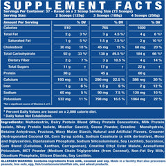 Ronnie Coleman King Mass XL dark chocolate powder closeup