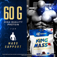 Ronnie Coleman Signature Series King Mass XL label detail with ingredients designed for mass support