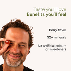 ROOT LABS Sea Moss Gummies travel-pack wrappers for convenient daily use.