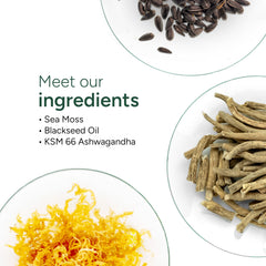 ROOT LABS Sea Moss Gummies label close-up highlighting 92+ minerals.