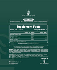 MoodLift capsules pour showing easy daily dosing for balanced energy.