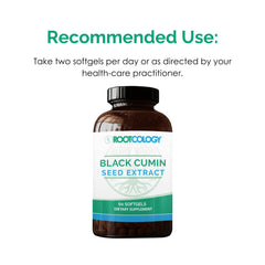 Rootcology product label notes gluten-free, dairy-free, and soy-free attributes.