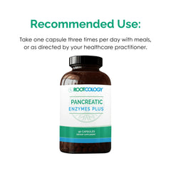 Rootcology Pancreatic Enzymes Plus allergen-free formula without dairy, gluten, or soy