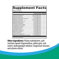 Rootcology Prob50 capsules on a tray illustrating easy daily gut support