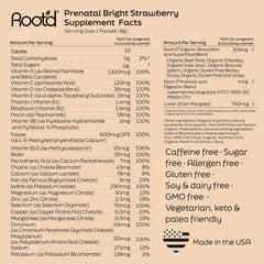 Root'd Prenatal Powder eco program symbol for planet impact