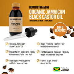 Rooted Treasure JBCO packaging in recyclable BPA-free bottle