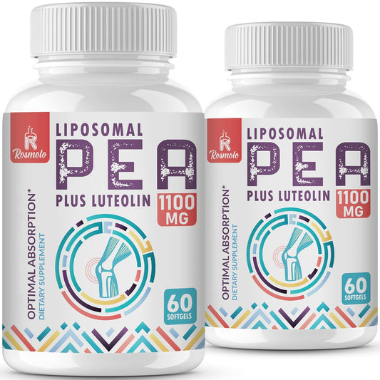 Rosmolo liposomal pea bottle shows enhanced absorption concept
