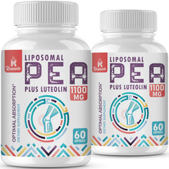Rosmolo liposomal pea bottle shows enhanced absorption concept