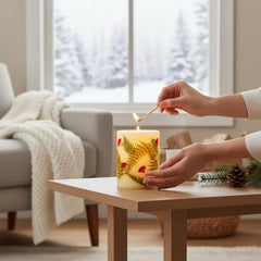 Up to 120 hours burn time for lasting ambience
