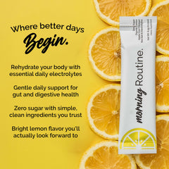 Routine Morning Hydration keto-friendly formula supports sugar-free morning routines
