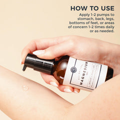 Rowe Casa Magnesium Gel massage-area application supports targeted muscle comfort.