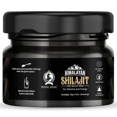 ROYAL SWAG Pure Shilajit Resin 20g jar for daily energy support.