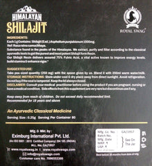 ROYAL SWAG Shilajit resin mixed into milk for a convenient daily ritual.
