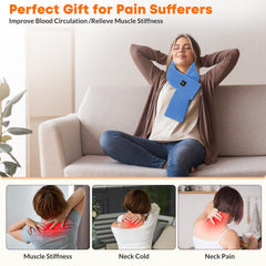 ROZEEYUU portable neck pad for office chair or bed with flexible warmth.