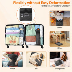 ROZEEYUU foot warmer with anti-slip bottom for stable placement.