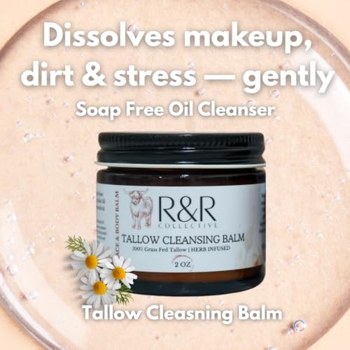 R&R Collective cleansing balm packaging highlights natural ingredients