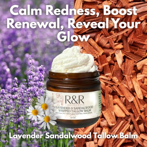 R&R Collective Wildflower Tallow Balm texture close-up shows whipped ease