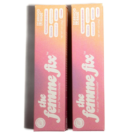 Rrhoid Rage The Femme Fix lidocaine-relief tube for fast postpartum comfort