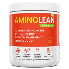 RSP NUTRITION AminoLean mango powder tub for clean daytime energy