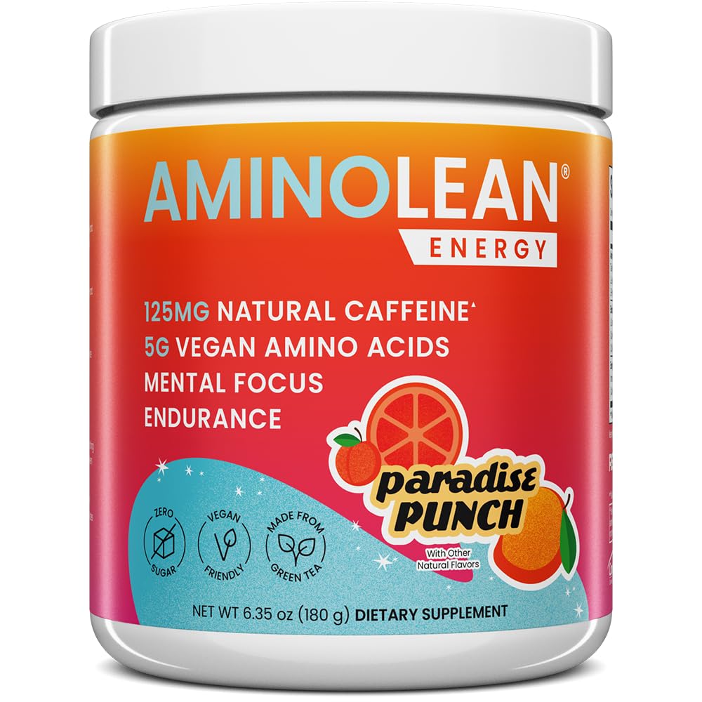 Rsp Nutrition AminoLean preworkout tub offering a clean energy boost for workouts