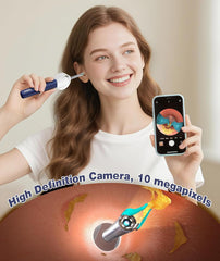 RSRNKXC WiFi otoscope app connects for real-time feedback without internet.