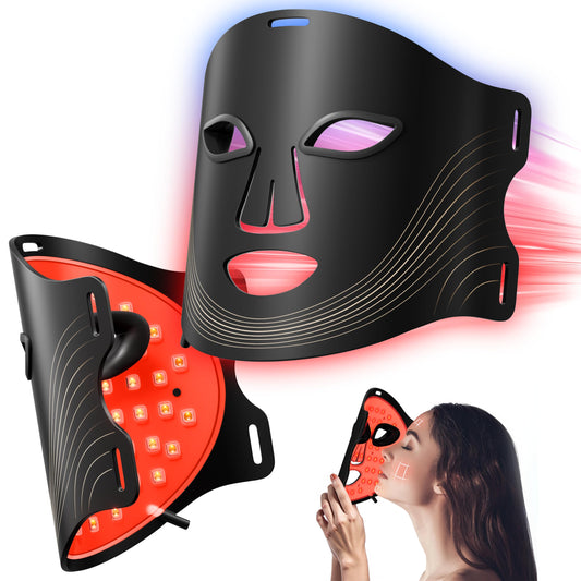 RubraVive LED Light Mask inner surface with 64 LEDs for facial treatment.