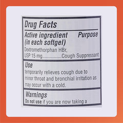 Rugby Laboratories Dextromethorphan HBr pack shot showing 12 pack